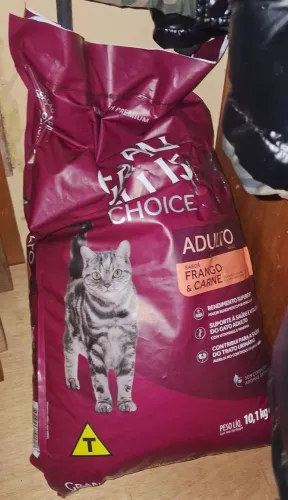 Ração gato Gran Plus Choice 10 kg com trato urinário.