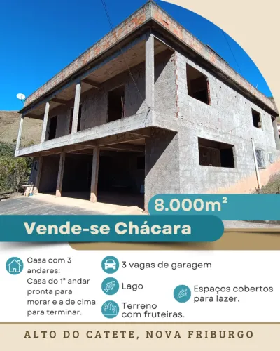 Chácara / Sítio à venda 8.000m² em Nova Friburgo
