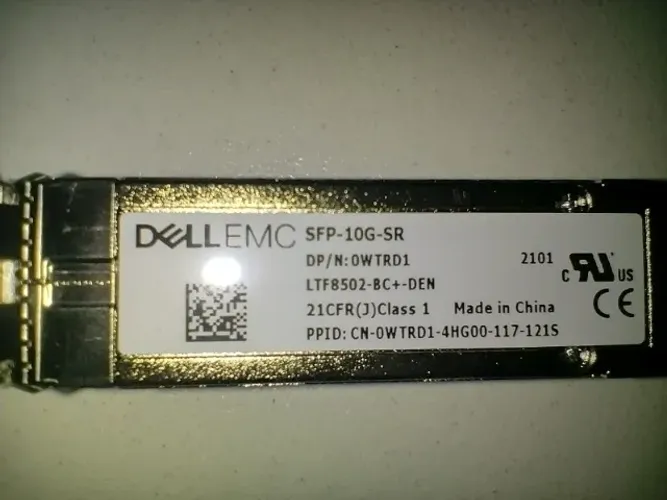 KIT COM 5 MODULO DELL EMC SFP-10G-SR LTF8502-BC+-DEN