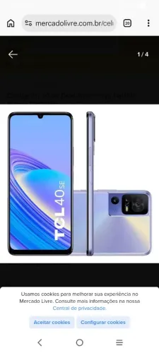 Smartphone TCL 40se 256gb
