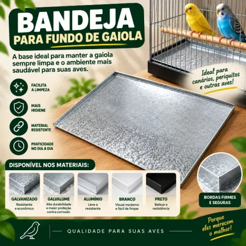 BANDEJA PARA FUNDO DE GAIOLA