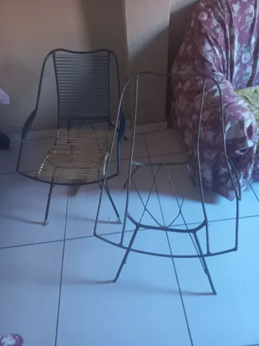 2 cadeiras de espaguete