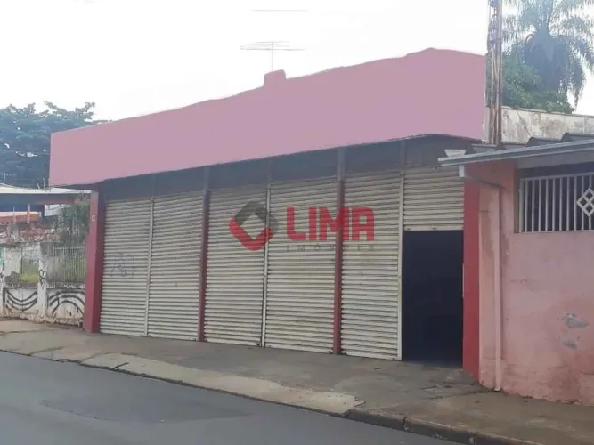 Salão Comercial para locação com 200 m² e casa nos fundos com 80 m² - 2 quartos - na regiã
