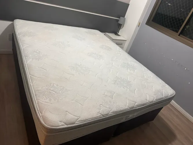 Cama box com colchão Eurocolchoes