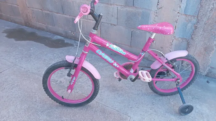 Bicicleta aro 16 infantil feminina