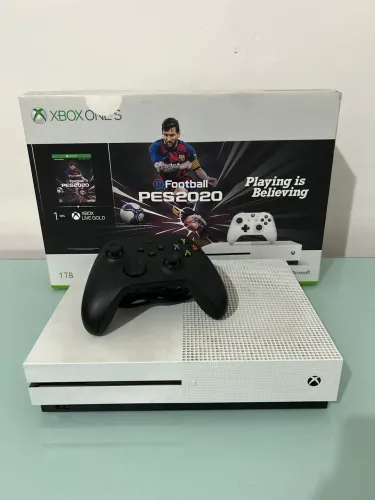 Vídeo Game Xbox One S 1TB Standard Cor Branca