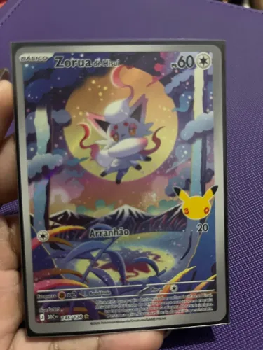 Zorua de hisui - Pokémon TCG 30 anos 