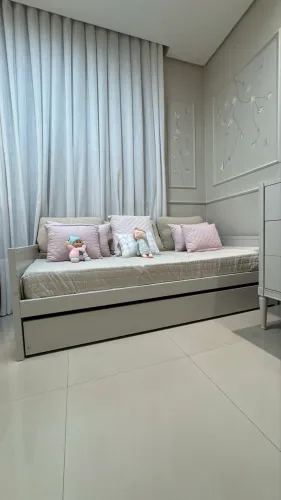 Cama de solteiro + auxiliar 