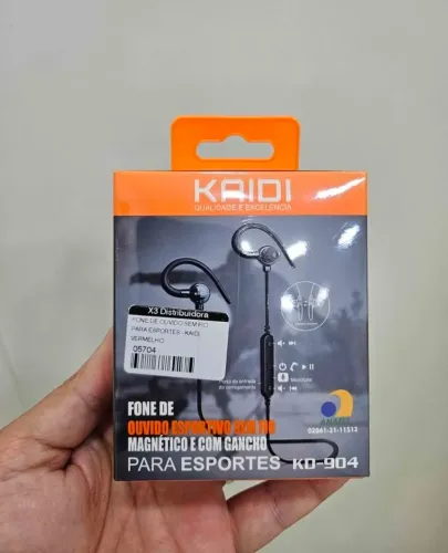 Fone de ouvido Bluetooth Magnético para Corrida/Esporte.