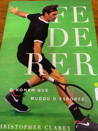 Livro do melhor tenista - Roger Federer