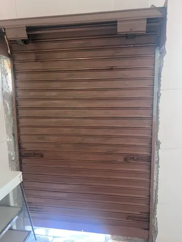 Porta de aço para lojas comerciais