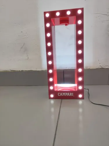 Display Luminoso Campari LED - Decoração Bar / Área Gourmet