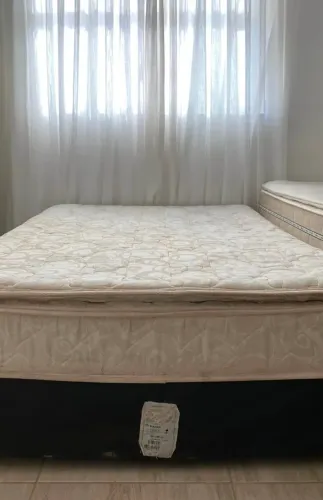 Cama box casal com colchao- Faço Entrega