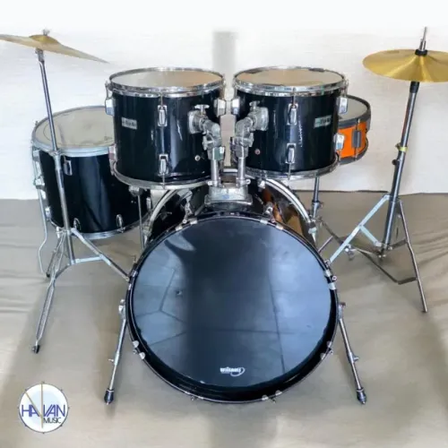 Bateria Acústica TURBO Completa! Iniciante, Usada