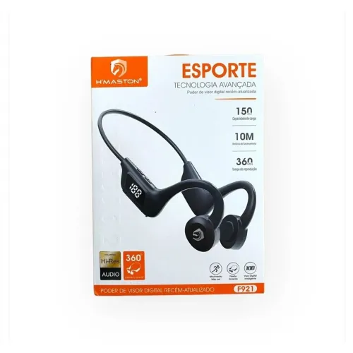 Fone de Ouvidos Bluetooth sem Fio Recarregável