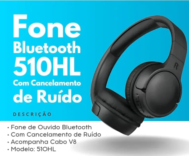 Fone Bluetooth sem fio