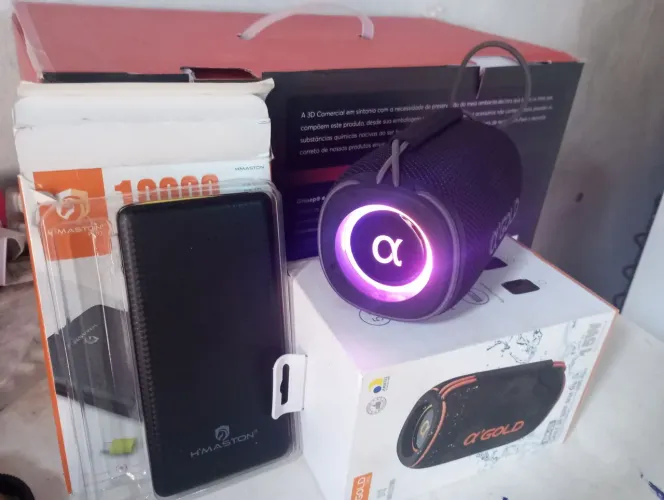 Sonzinho pequeno com Power bank