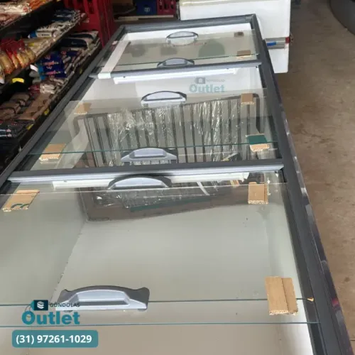 Ilha Refrigerada para congelados 2,00m e 3,00m