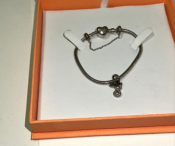 Pulseira Vivara com Pingente Prata 925