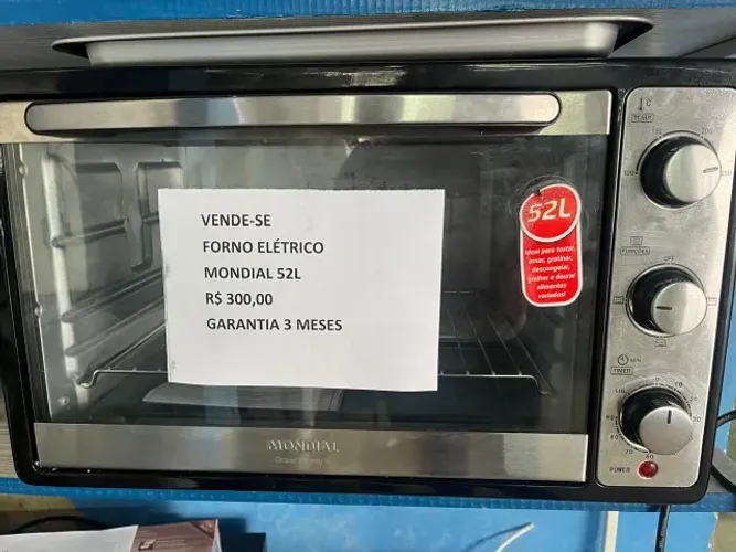 Forno elétrico Mondial 52L