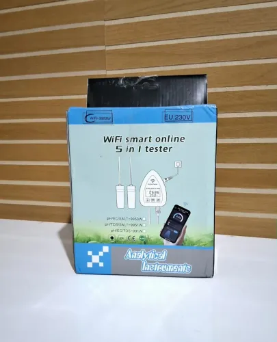 Testador de Qualidade da Água Wi-Fi 5 em 1