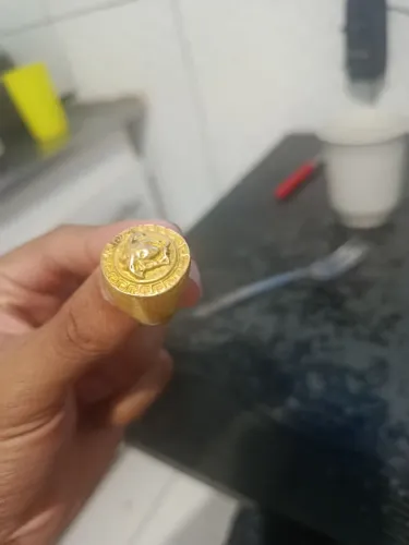 Vendo anel de moeda antiga medida 20 não uso