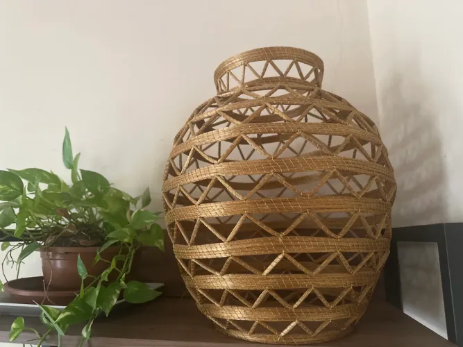 Vaso Capim Dourado