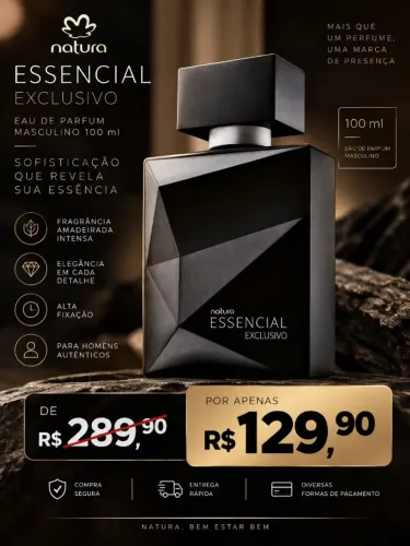 Deo Parfum Essencial Exclusivo Masculino 100 ml