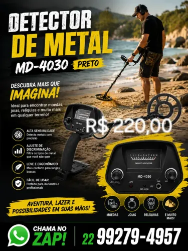 Detector de Metal MD-4030 