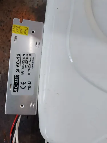 Central de alarme e fonte bivolt /12v/5amp .