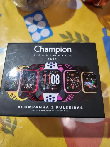 vendo SmartWatch  champion c nota fiscal e caixa 