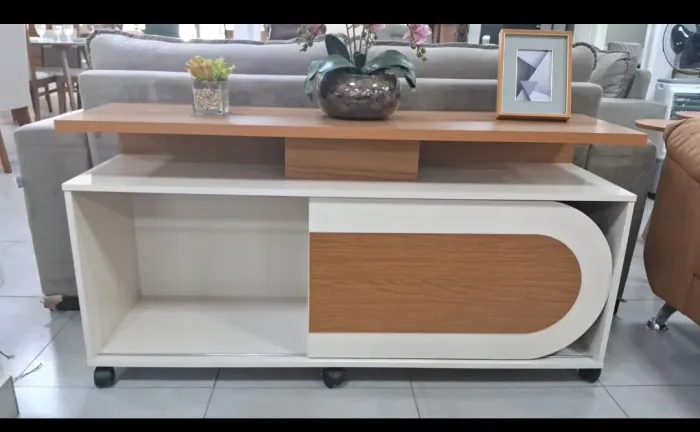 Rack bancada orbis pra TV até 55 polegadas 