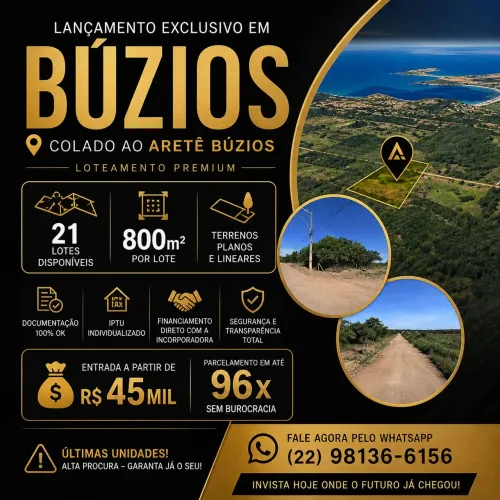 Excelente oportunidade colado no arete buzios