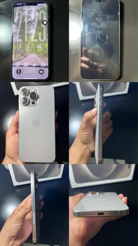 iPhone 15 Pro Max 256 GB super novo sem marcas de uso.