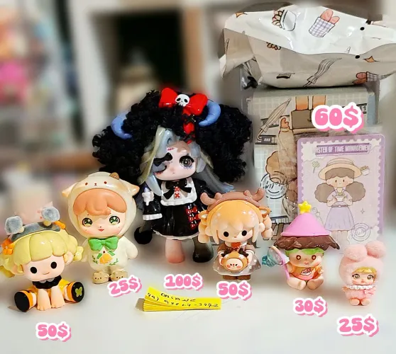 Bonecas mini figures nommi ,Molinta,ninita etc..