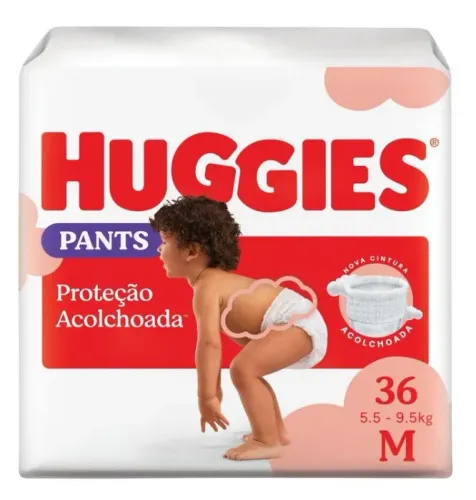 Vende-se frauda Huggies pants tamanho M 4 pacotes disponíveis 