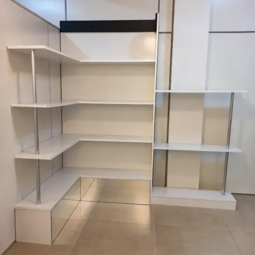 Expositor Estante para Loja MDF Branco