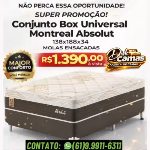 Conjunto Box Casal Universal Montreal - Preço imperdível!!!