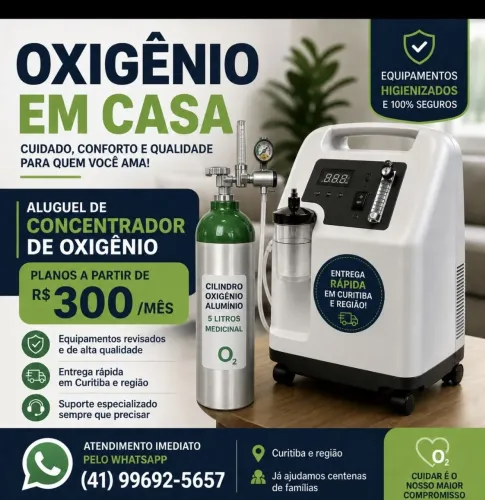 Oxigênio em casa 