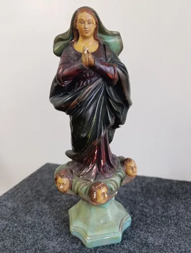 ARTE SACRA - Escultura baiana secular de Nossa Senhora da Conceição 