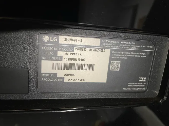 Monitor LG Wide 29