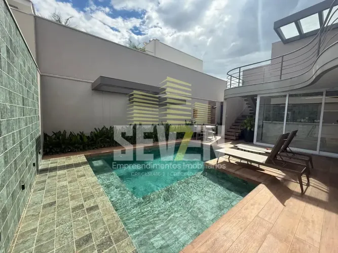 Casa com 4 Suítes no Villaggio III Bauru Mobiliada e Alto Padrão