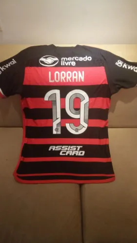 Camisa FLAMENGO usada em jogo Lorran
