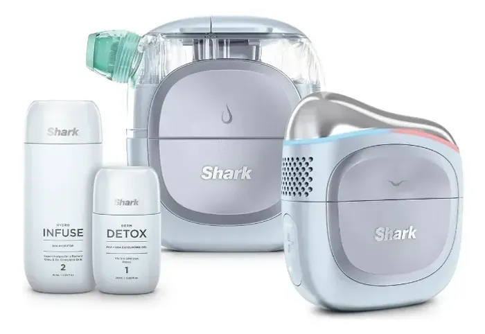 Shark Facialpro Glow - SkinCare Avançado - Depuffi E Limpeza E Hidratação De Pele