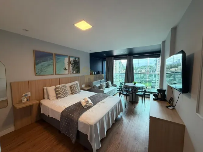Apartamento Mobiliado para Venda em Salvador, Jardim Armação, 1 dormitório, 1 banheiro, 1 