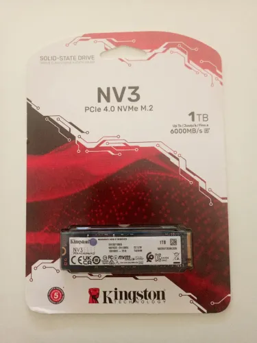 SSD NVME M.2 KINGSTON 1TB PCIe 4.0 - NV3
