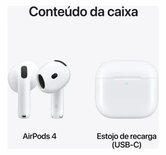 AirPods 4 ANC Cancelamento Ativo de Ruído