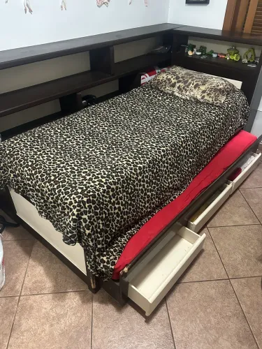 Bi cama solteiro 3 gavetas