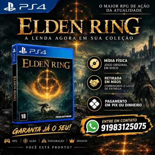 Elden Ring - Mídia Física (Perfeito Estado)