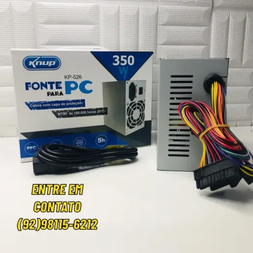 Fonte 350w Knup